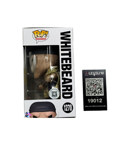 Funko Pop: One Piece Whitebeard #1270 (Crunchy Roll exl.) Signed by R. Bruce Elliott (English Voice Actor)