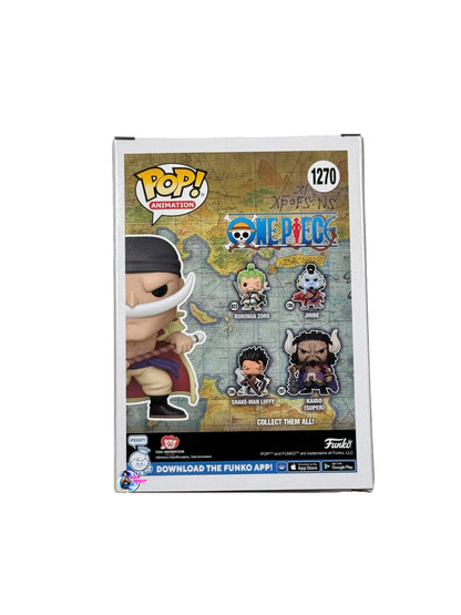 Funko Pop: One Piece Whitebeard #1270 (Crunchy Roll exl.) Signed by R. Bruce Elliott (English Voice Actor)