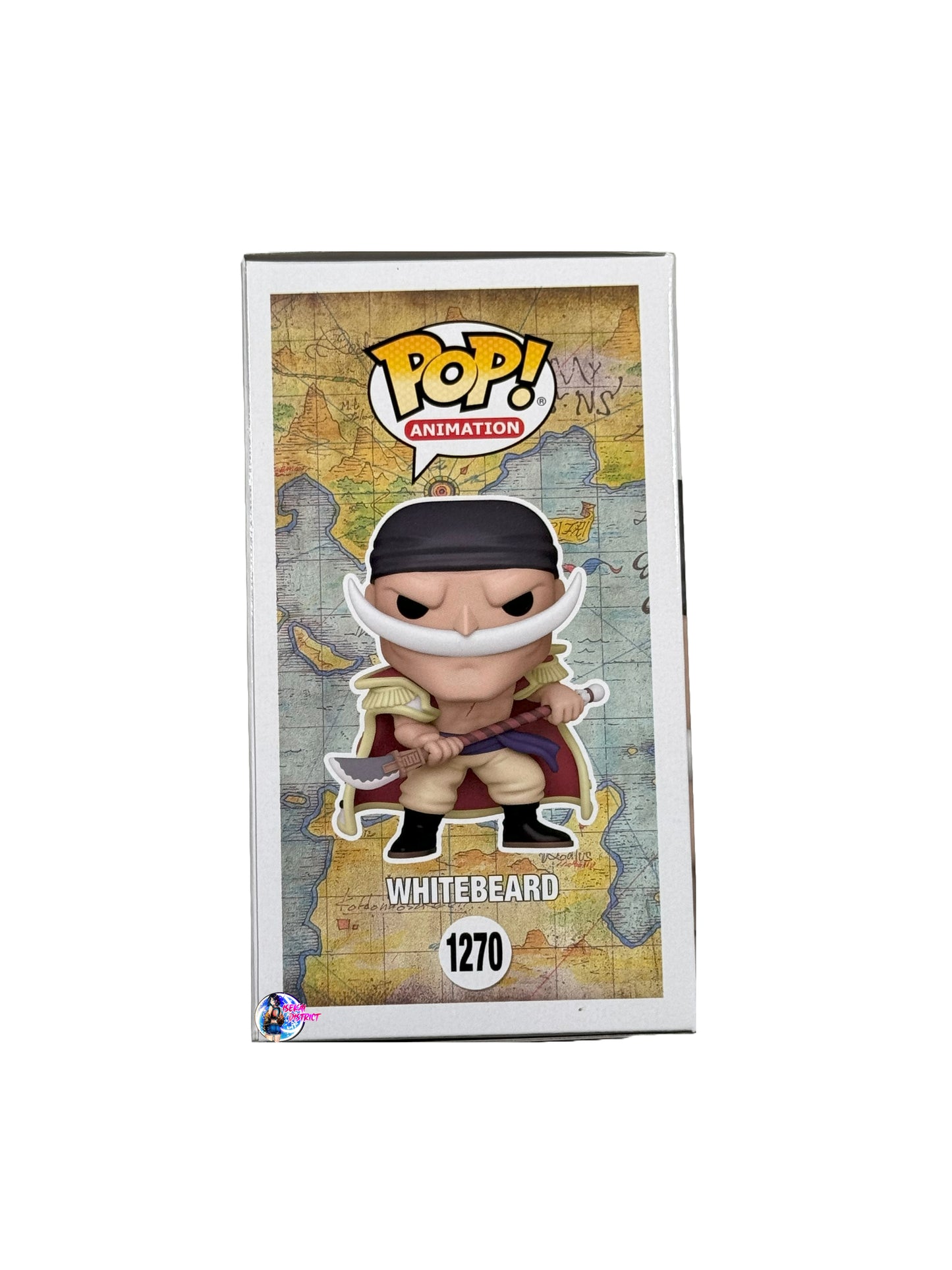 Funko Pop: One Piece Whitebeard #1270 (Crunchy Roll exl.) Signed by R. Bruce Elliott (English Voice Actor)