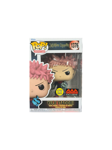 Funko Pop! Yuji Itadori #1376 AAA Anime Exclusive (Glow in the Dark) Vinyl