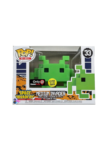 Funko Pop: Space Invaders Medium Invader #33 (GITD) (GS exl.) *DAMAGED*