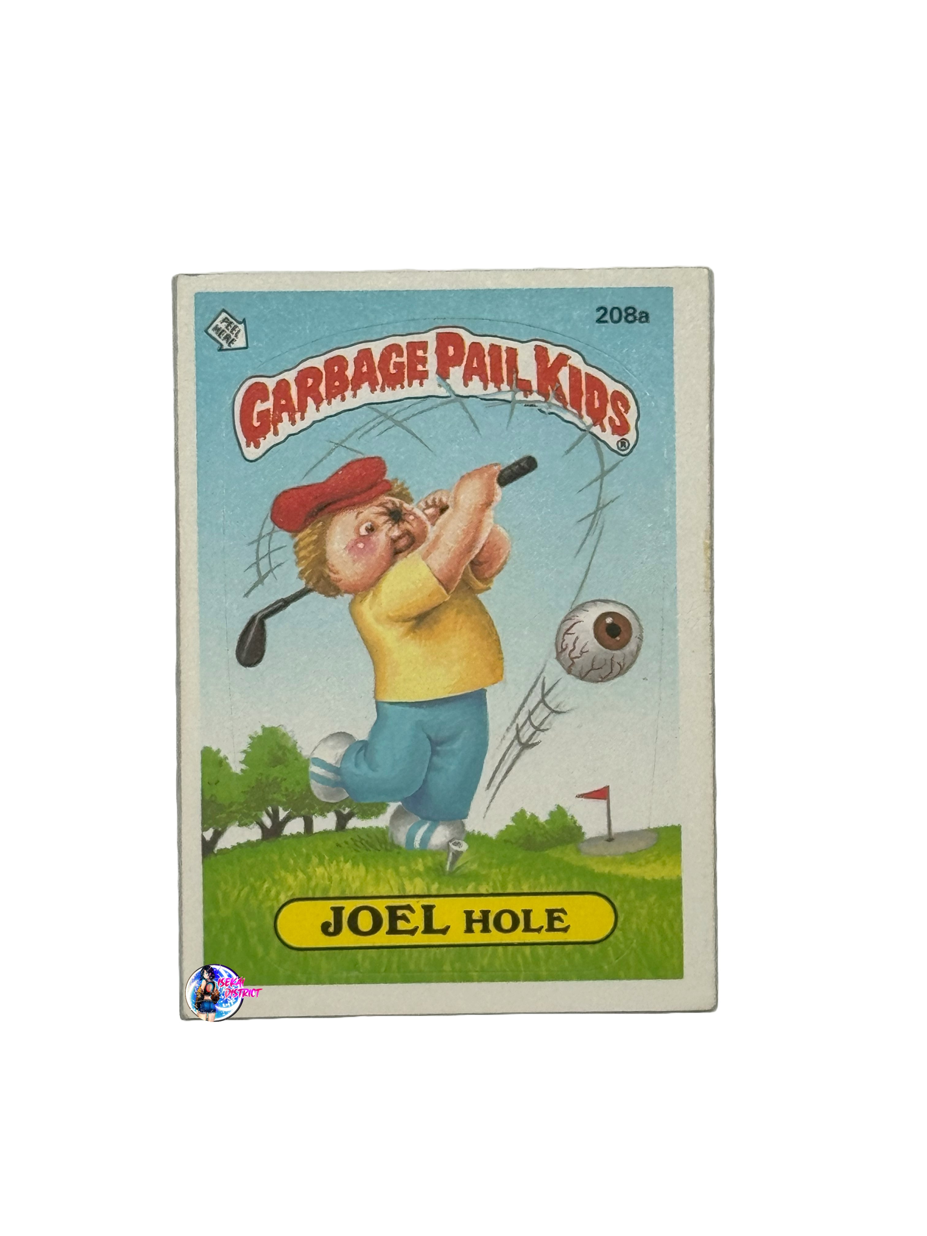 Garbage Pail Kids 1986 Joel Hole 208a