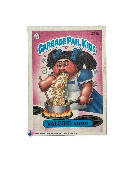 Garbage Pail Kids 1987 Valerie Vomit 251b