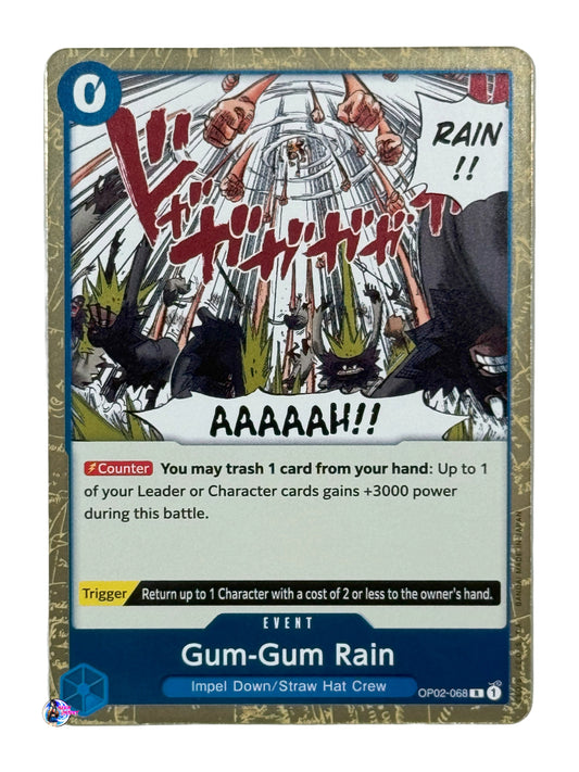 Gum-Gum Rain - Paramount War (OP02) Trading Card