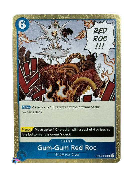 Gum-Gum Red Roc - Kingdoms of Intrigue (OP04) Trading Card