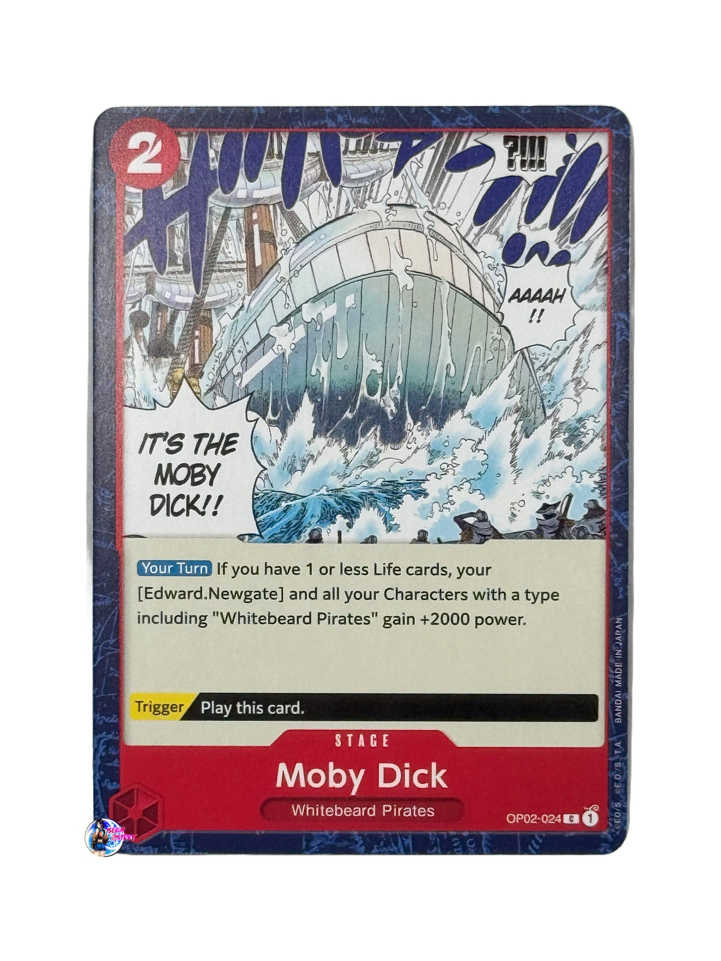 Moby Dick - Paramount War (OP02) Trading Card