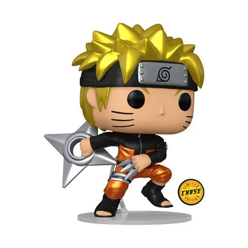 Naruto: Shippuden Naruto Uzumaki with Shuriken Funko Pop! Vinyl Figure #1843 (Chase)