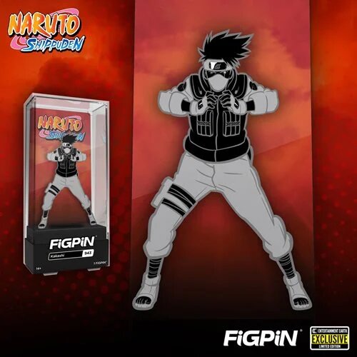 Naruto Shippuden Kakashi Tsukuyomi FiGPiN Classic Enamel Pin - Entertainment Earth Exclusive