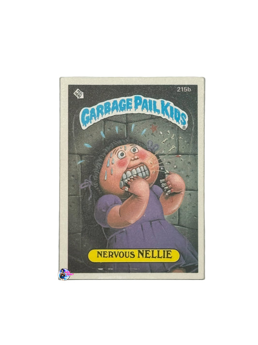 Garbage Pail Kids 1986 Nervous Nellie 215b