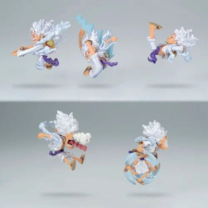 One Piece Monkey D. Luffy Gear 5 – Special Metallic Color Version World Collectable Mini-Figure (Blind Box)