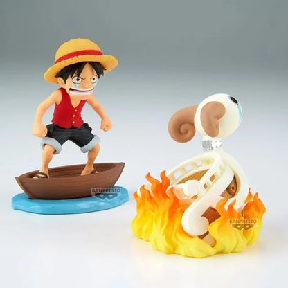 One Piece Monkey D. Luffy and Going Merry World Collectable Figure Log Stories Statue – Banpresto One Piece Figure