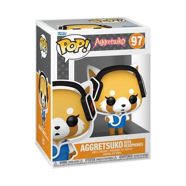 Sanrio Aggretsuko with Headphones Funko Pop! Vinyl Figure #97