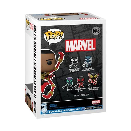 Spider-Man Comics Miles Morales Iron Spider Funko Pop! Vinyl Figure #1448 (Chance of Chase)