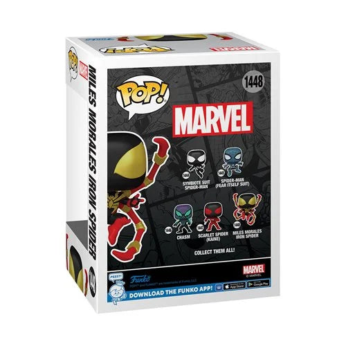 Spider-Man Comics Miles Morales Iron Spider Funko Pop! Vinyl Figure #1448 (Chance of Chase)