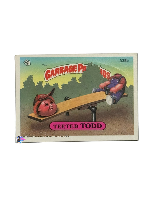 Garbage Pail Kids 1987 Teeter Todd 338b