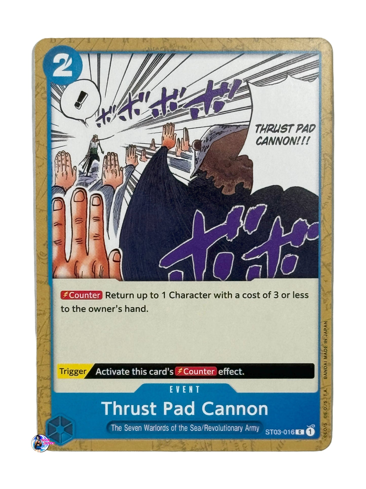 Thrust Pad Cannon - Starter Deck 3: The Seven Warlords of The Sea (ST-03) Trading Card