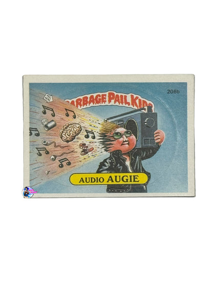 Garbage Pail Kids 1986 Audio Augie 206b