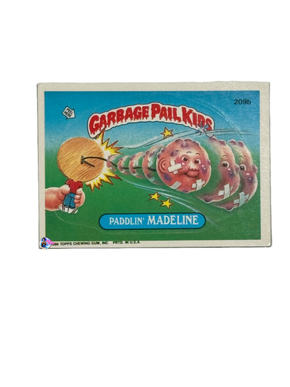 Garbage Pail Kids 1986 Paddlin' Madeline 209b