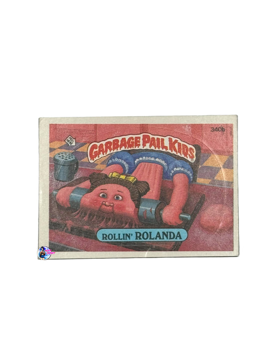 Garbage Pail Kids 1987 Rollin' Rolanda 340b