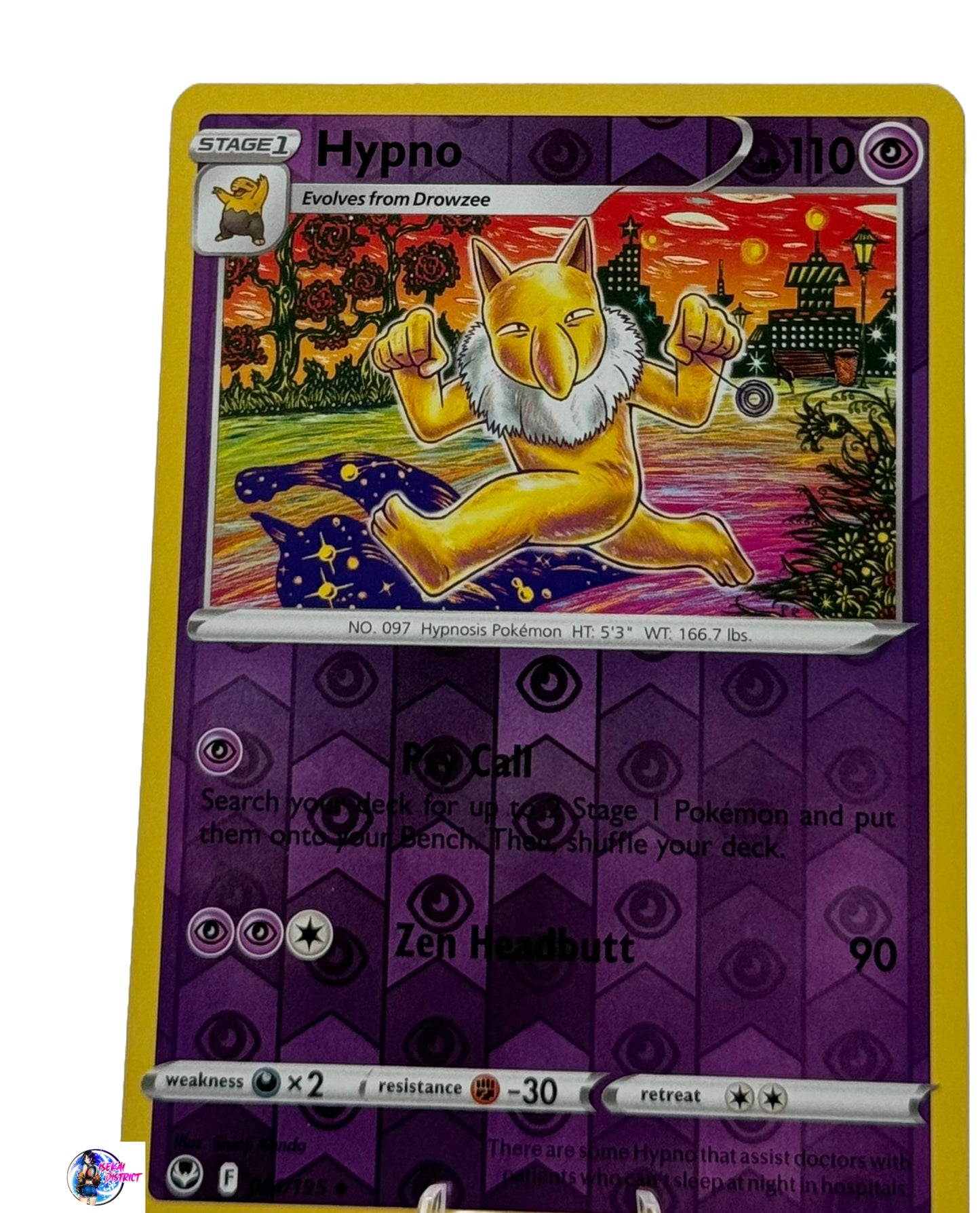 Pokemon Silver Tempest: Hypno Reverse Holo #061