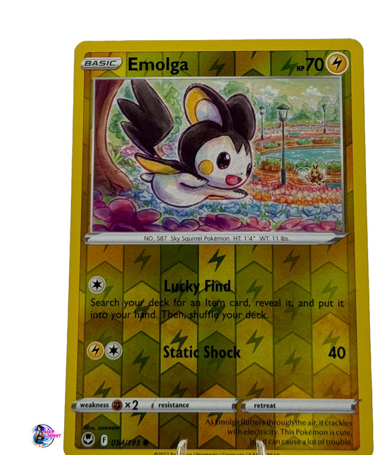 Pokemon Silver Tempest: Emolga Reverse Holo #054