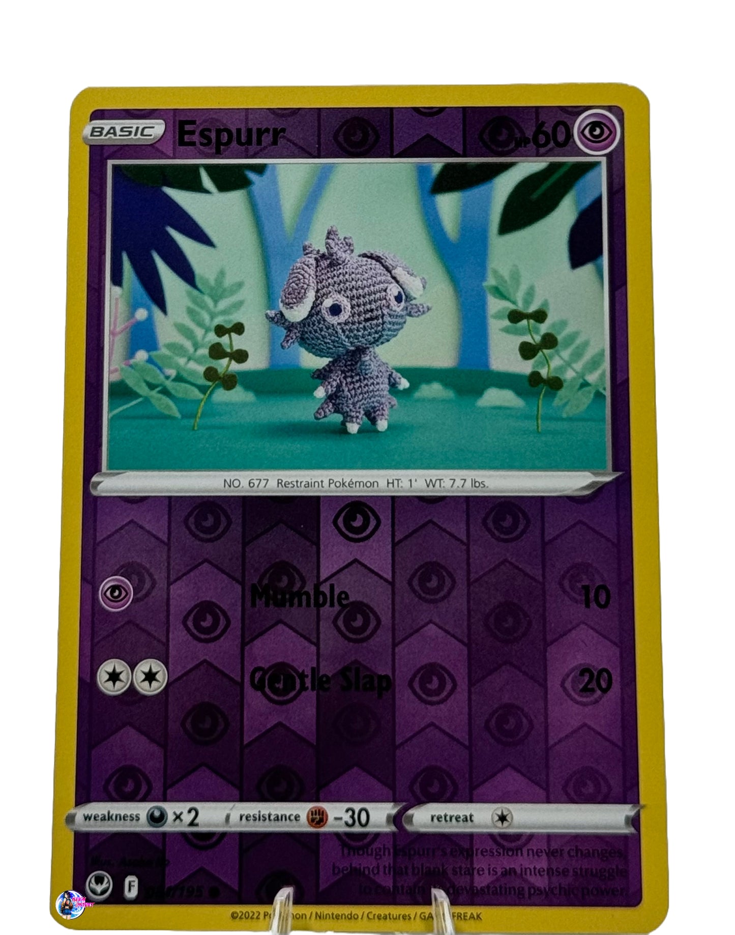 Pokemon Silver Tempest: Espurr Reverse Holo