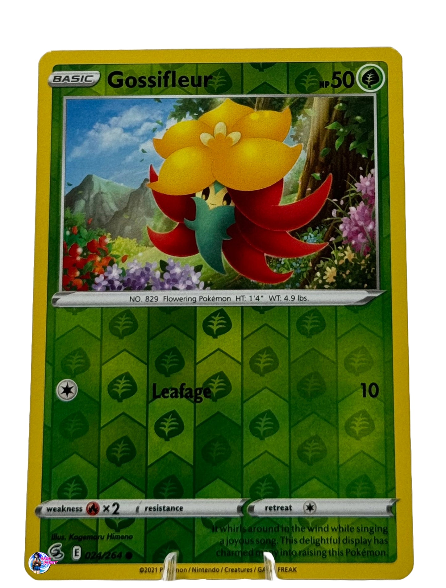 Pokemon Sword & Shield: Gossifleur Reverse Holo #024