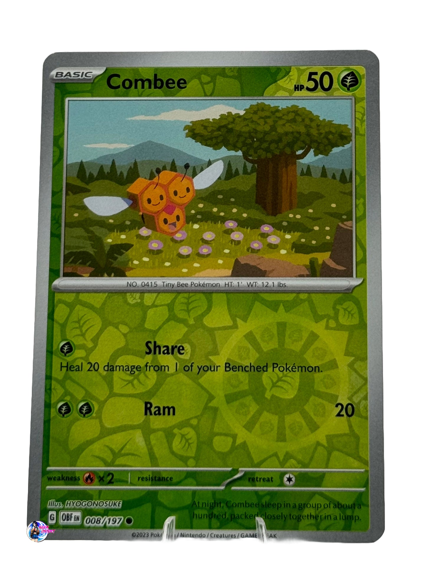 Pokemon Obsidian Flames: Combee Reverse Holo