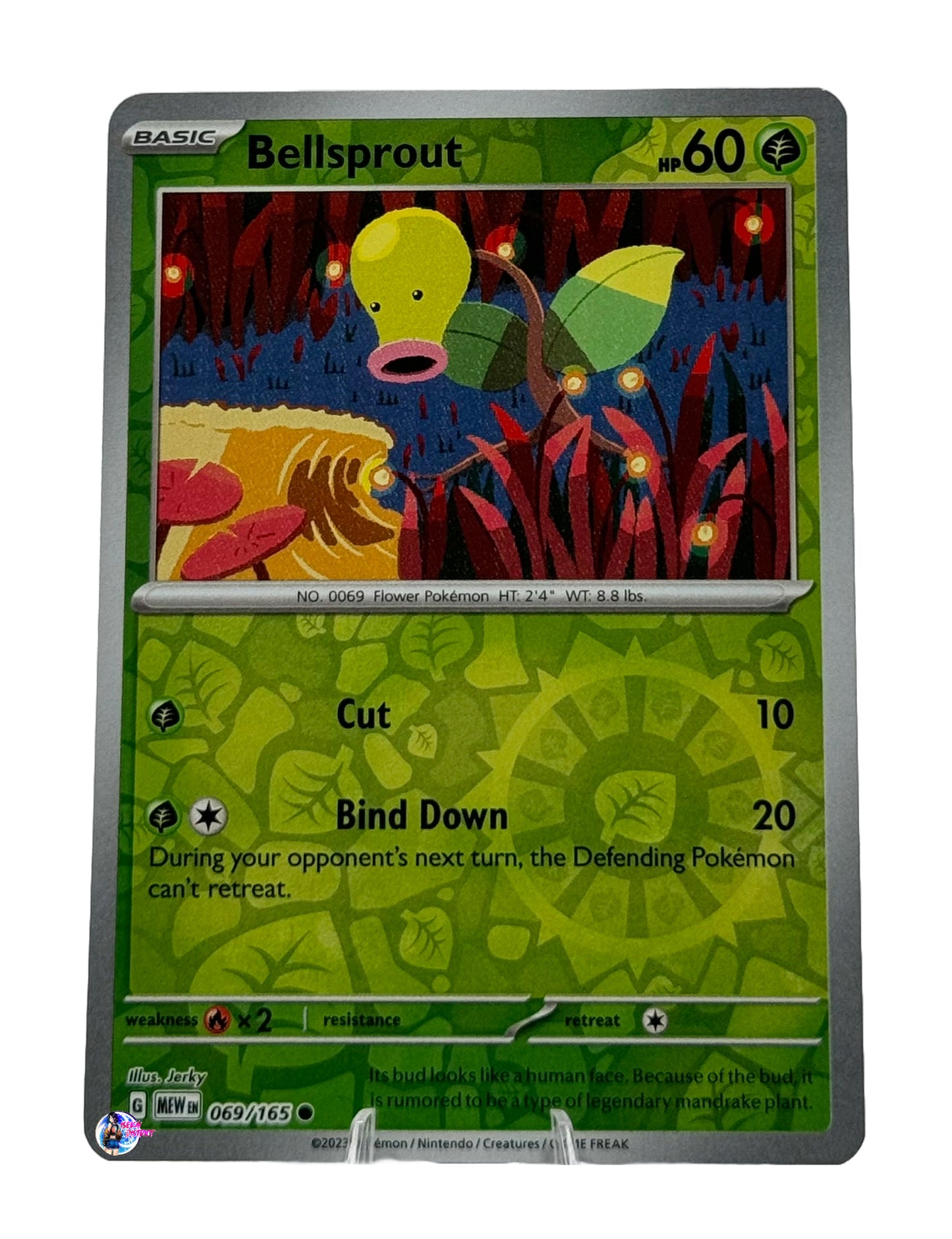 Pokemon 151: Bellsprout Reverse Holo #069