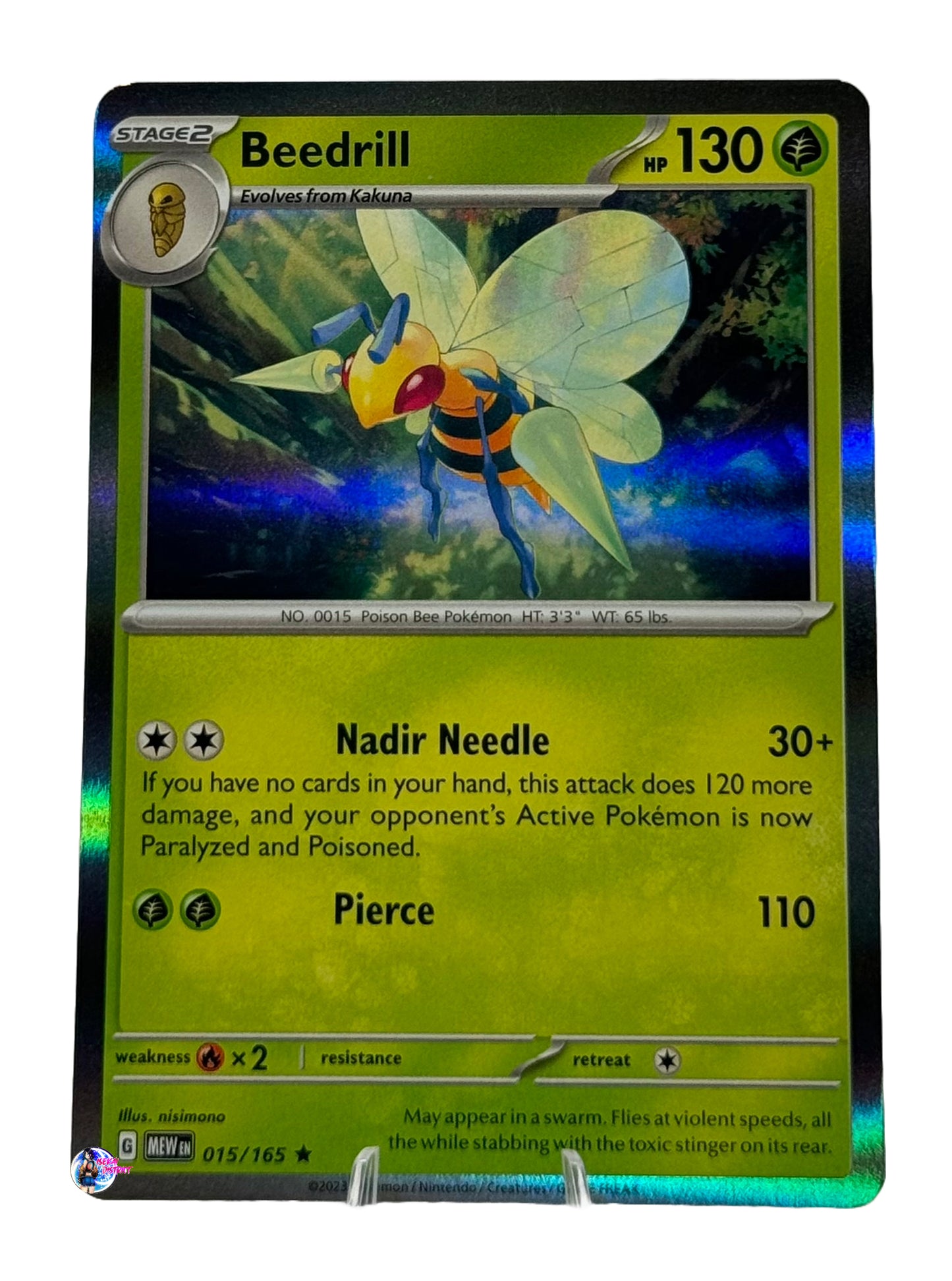 Pokemon Scarlet & Violet: Beedrill Holo