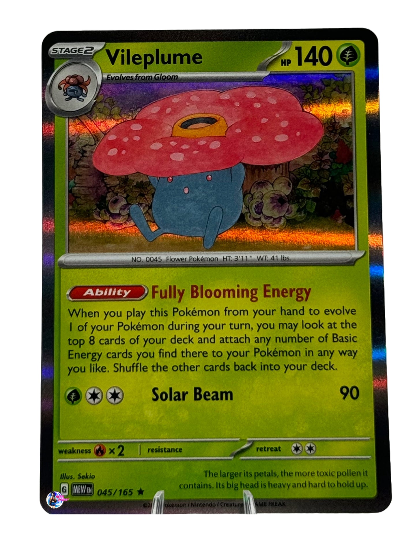 Pokemon 151: Vileplume Holo #045