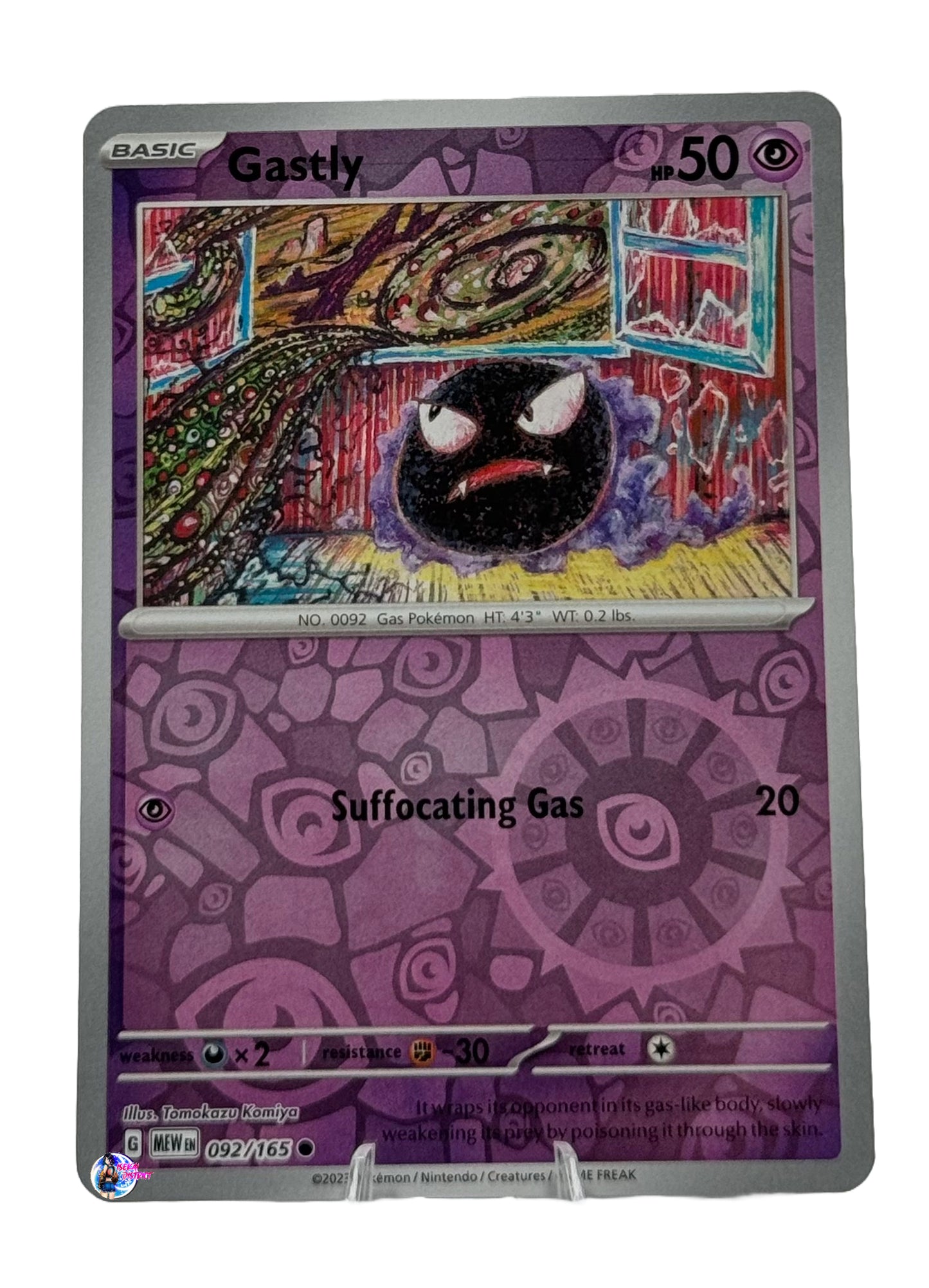 Pokemon 151: Gastly Reverse Holo #092