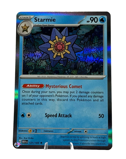 Pokemon 151: Starmie Holo #121