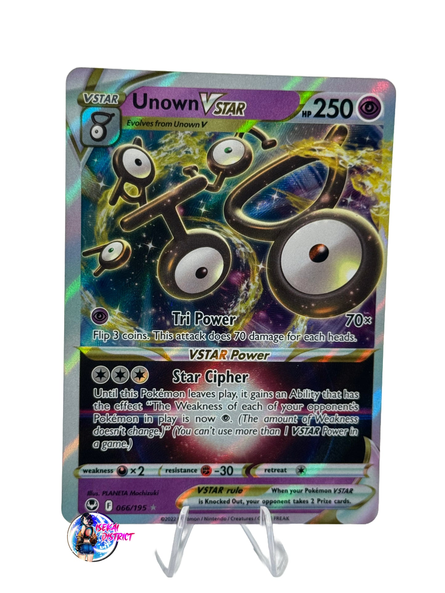 Pokemon Silver tempest: Unown Vstar   #066