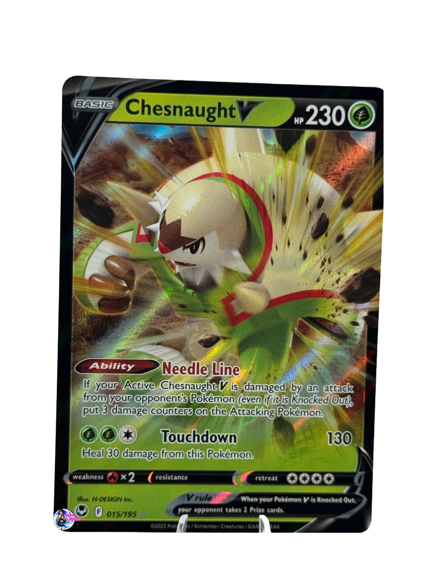 Pokemon Silver Tempest: Chestnaught V #015