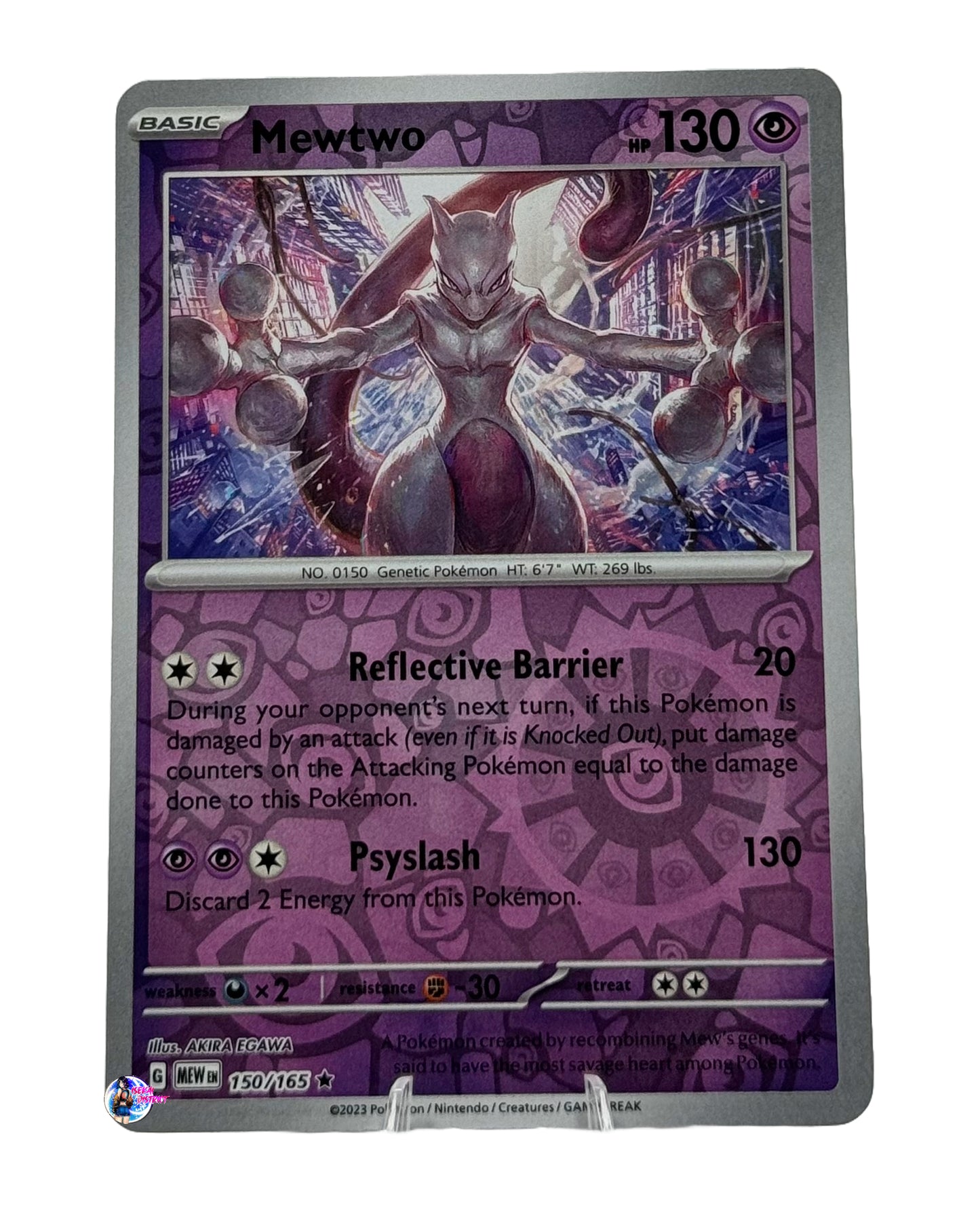 Pokemon 151: Mewtwo Reverse Holo #150