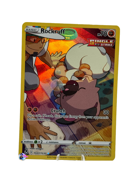 Pokemon Silver Tempest: Rockruff Full Art #TG07