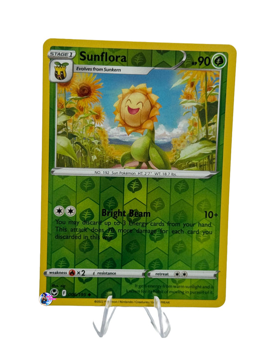 Pokemon Silver Tempest: Sunflora Reverse Holo #006