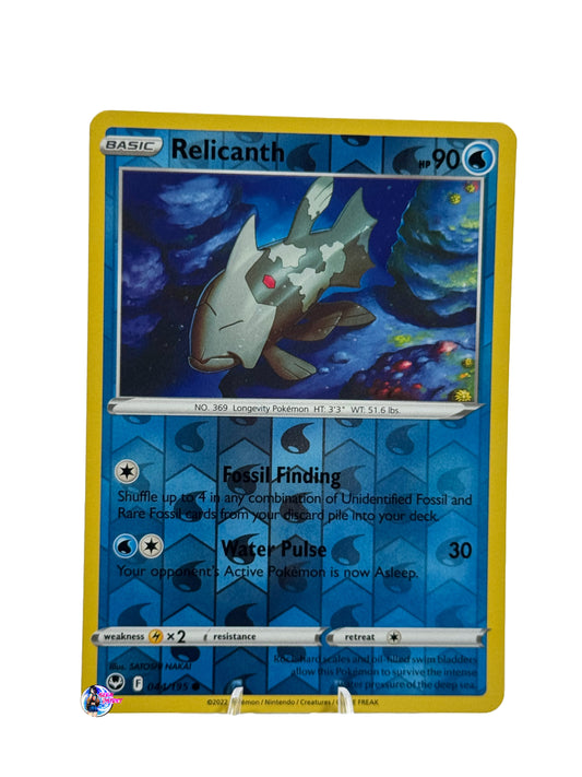 Pokemon Silver Tempest: Relicanth Reverse Holo #044