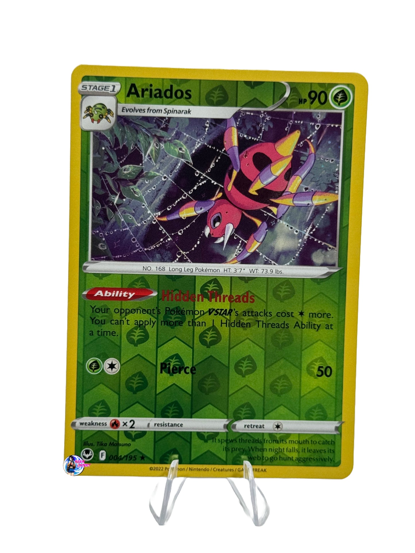 Pokemon Silver Tempest: Ariados Reverse Holo