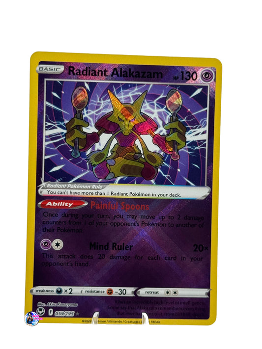 Pokemon: Silver tempest: Radiant Alakazam #059