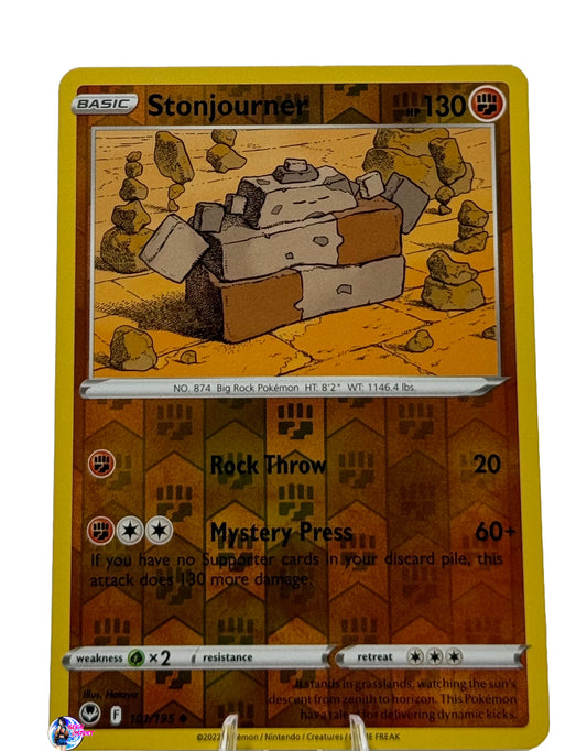 Pokemon Silver Tempest: Stonjourner Reverse Holo #101