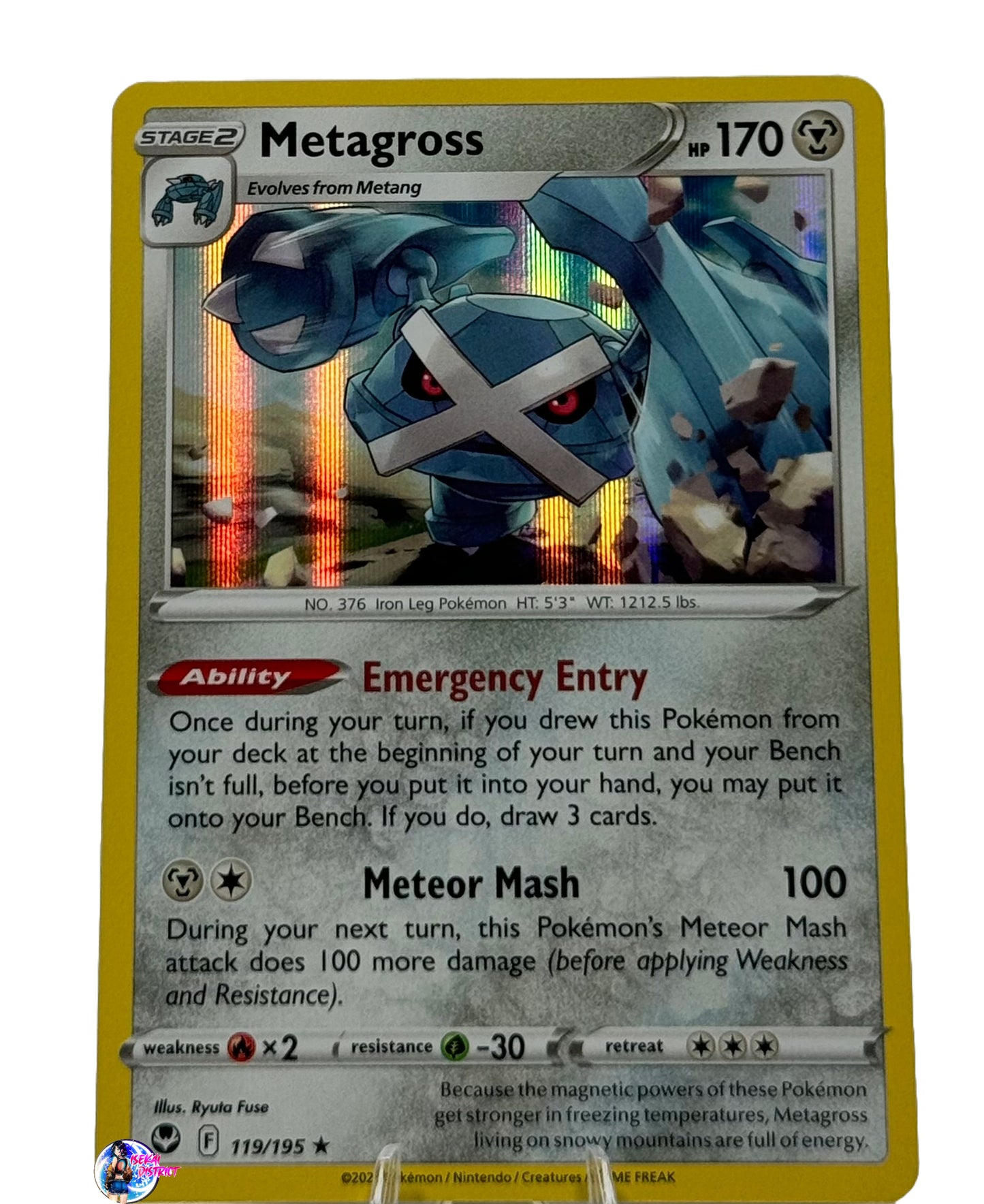 Pokemon Silver Tempest: Metagross Holo #119