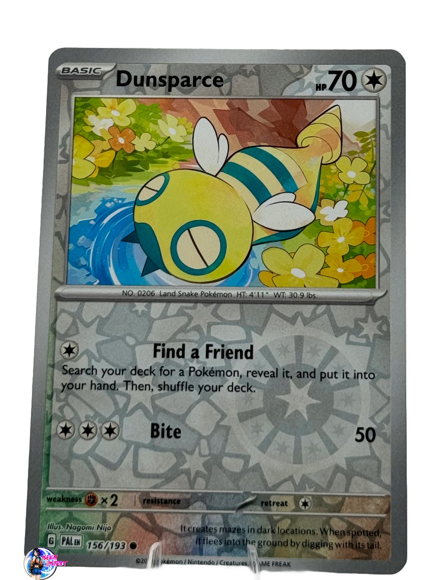 Pokemon: Paldea Evolved: Dunsparce Reverse Holo #156