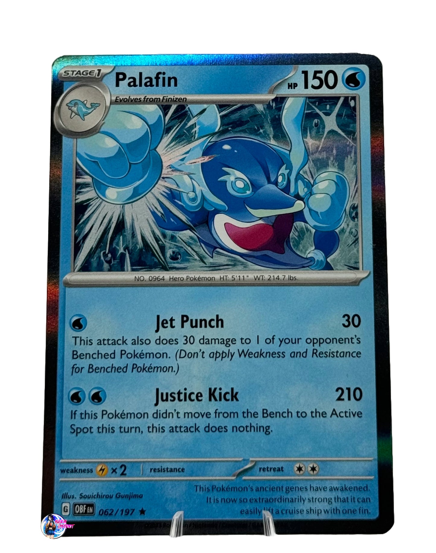 Pokemon: Obsidian Flames: Palafin Holo #062