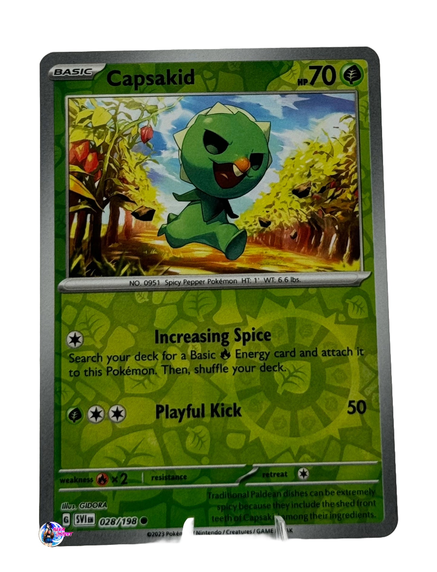 Pokemon Scarlet & Violet: Capsakid Reverse Holo #028