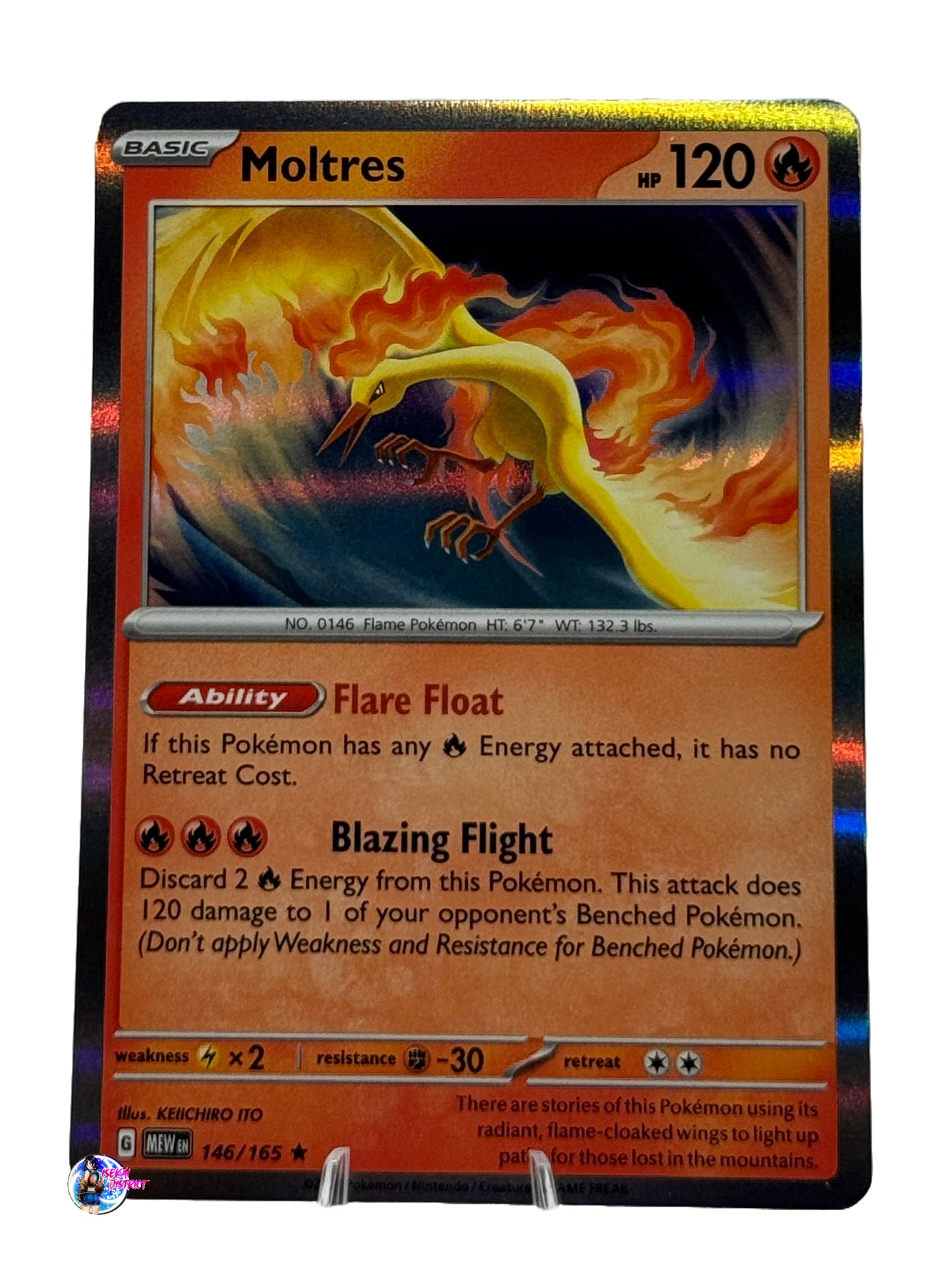 Pokemon 151: Moltres Holo #146