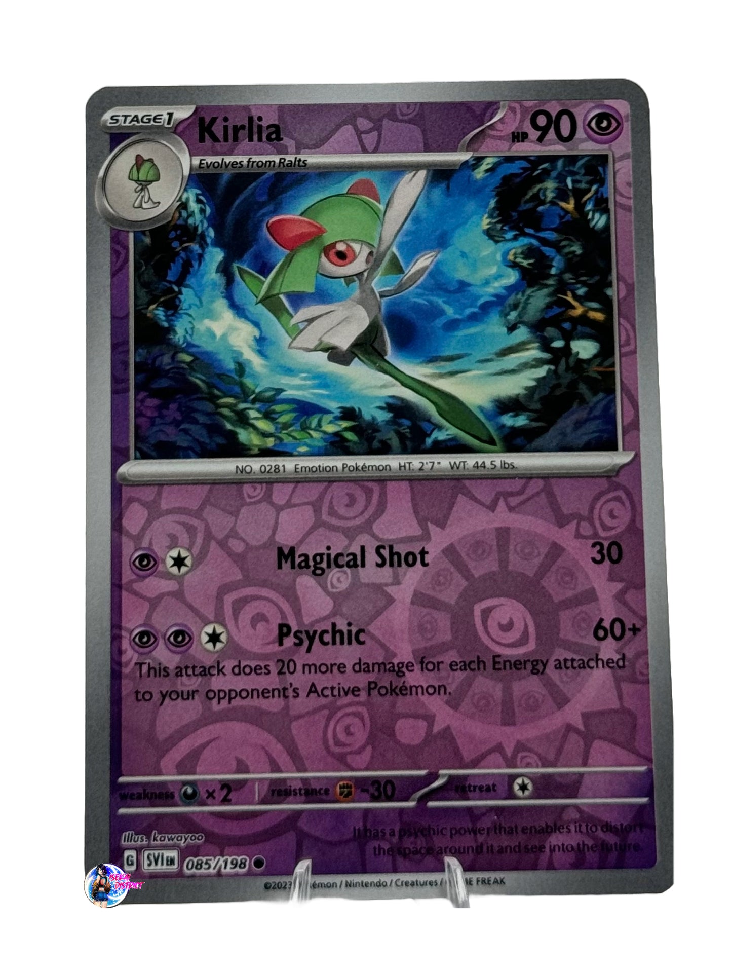 Pokemon Scarlet & Violet: Kirlia Reverse Holo #085