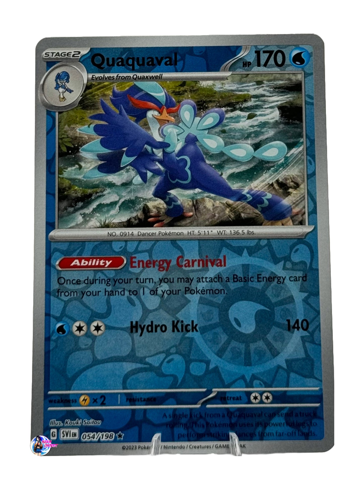 Pokemon Scarlet & Violet: Quaquaval Reverse Holo #054