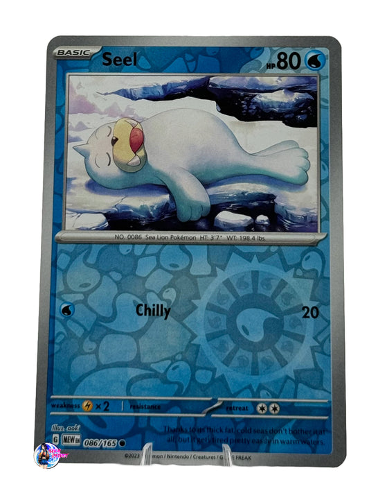 Pokemon 151: Seel Reverse Holo #086